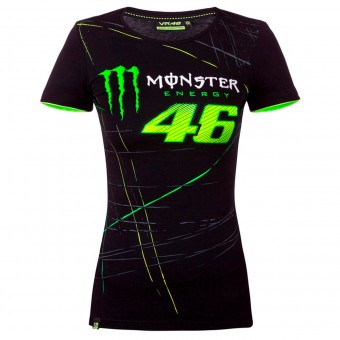 T-Shirt Moto VR 46 T-Shirt Woman Monza Monster Black VR46