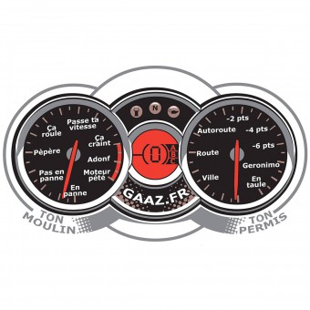 Gaaz Compteur (Bianco)