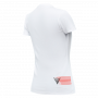 T-Shirt Moto Dainese Logo Lady White Black