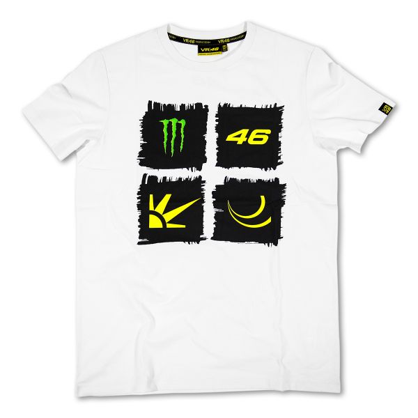 T-Shirt Moto VR 46 Monster White VR46