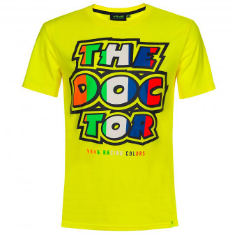 T-Shirt Moto VR 46 T-Shirt Classic Stripes Yellow