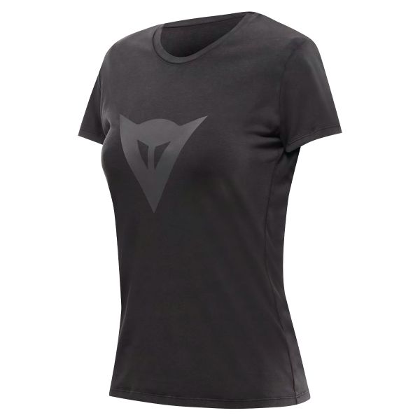 T-Shirt Moto Dainese Dyed Speed Demon Donna Pirata Nero