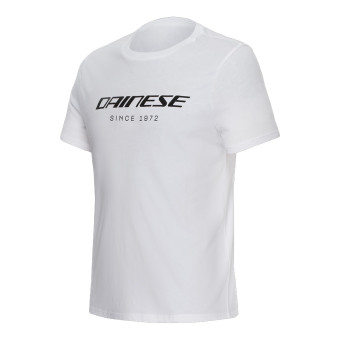T-Shirt Moto Dainese Essence Wordmark Bianco
