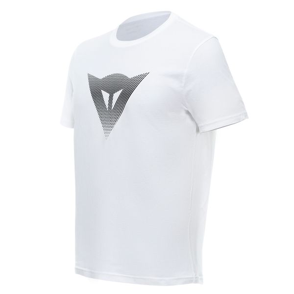 T-Shirt Moto Dainese Logo White Black