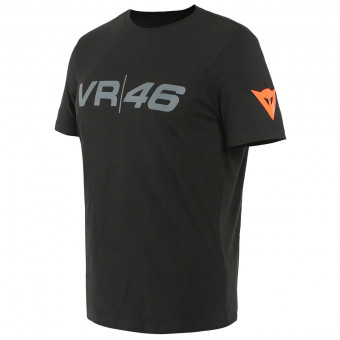 T-Shirt Moto Dainese VR46 Pit Lane Black Fluo Yellow