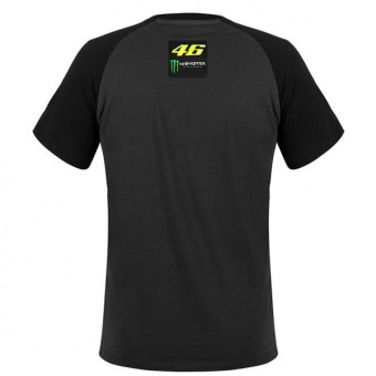 VR 46 T-Shirt Dual Monster VR46 Nera