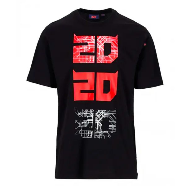 T-Shirt Moto FABIO QUARTARARO 20 20 20 Black