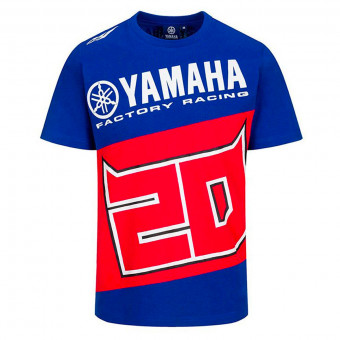 T-Shirt moto FABIO QUARTARARO T-Shirt 20 Yamaha Blue in Stock