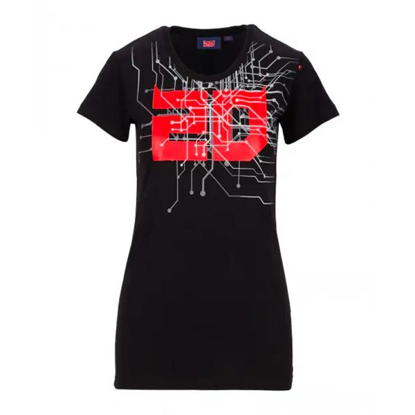 T-Shirt Moto FABIO QUARTARARO Cyber 20 Black Woman T-Shirt Moto FABIO QUARTARARO Cyber 20 Black Woman