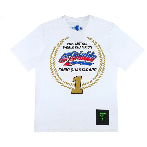 T-Shirt Moto FABIO QUARTARARO FQ20 Champion 2021 White