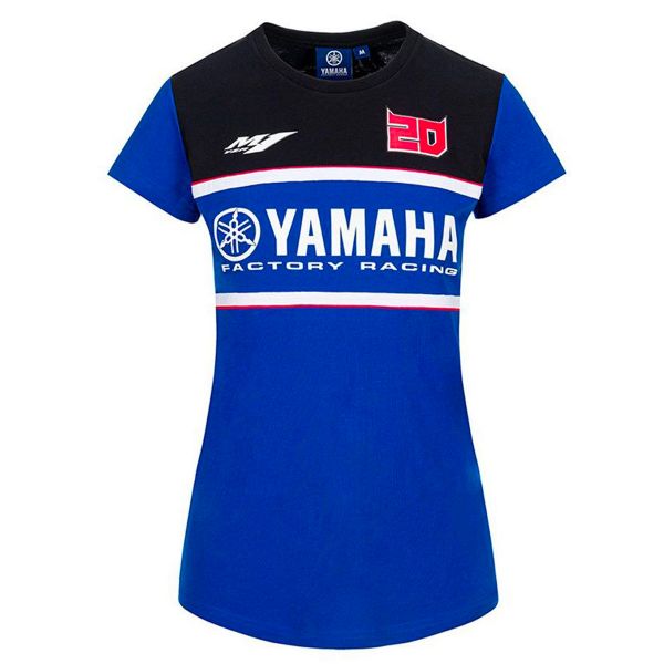 T-Shirt Moto FABIO QUARTARARO T-Shirt Yamaha Woman Blue