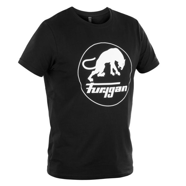 Furygan Corpo Tee Shirt Logo Nero Bianco