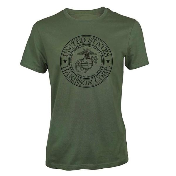 T-Shirt Moto HARISSON Harisson Corp Kaki T-Shirt Moto HARISSON Harisson Corp Kaki