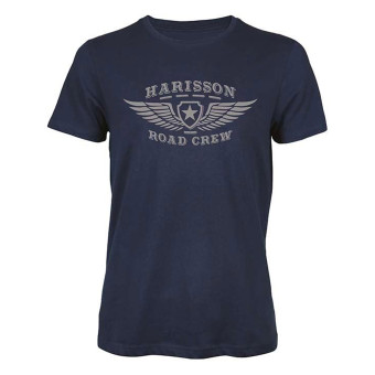 T-Shirt Moto HARISSON Road Crew Blue T-Shirt Moto HARISSON Road Crew Blue