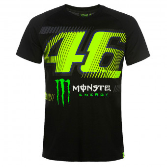 T-Shirt Moto VR 46 T-Shirt Monza Dual Black