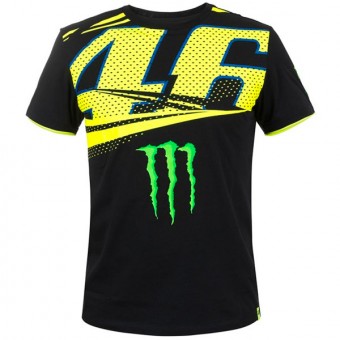 T-Shirt Moto VR 46 T-Shirt Monza Monster VR46 Nera