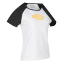T-Shirt Moto Segura T-shirt Lady First Nero bianco