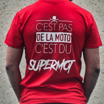 T-Shirt Moto Kikaninac T-Shirt Supermot Rosso T-Shirt Moto Kikaninac T-Shirt Supermot Rosso