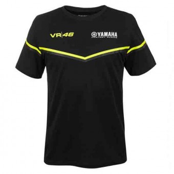 T-Shirt Moto VR 46 T-Shirt Yamaha VR46 Nera
