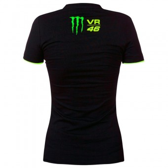 VR 46 T-Shirt Woman Monza Monster Black VR46