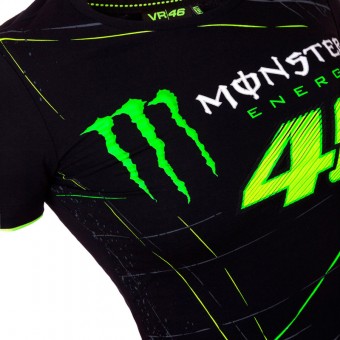 VR 46 T-Shirt Woman Monza Monster Black VR46