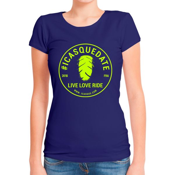 T-Shirt Moto iCasque Tee-Shirt Lady icasquedate3