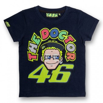 T-Shirt Moto VR 46 T-Shirt Kid The Doctor Blue VR46