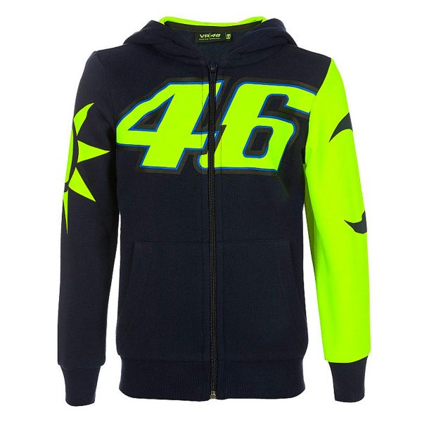 Giacche VR 46 Hoodie Kid Sole E Luna