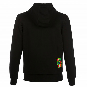 VR 46 Hoodie Stripes VR46 Black