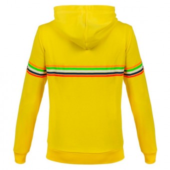 VR 46 Hoodie Stripes VR46 Giallo