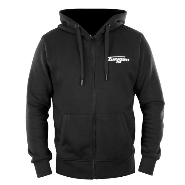 Giacche Furygan Felpa con cappuccio Corpo Zip Nero Bianco Giacche Furygan Felpa con cappuccio Corpo Zip Nero Bianco