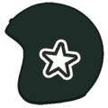 Accessori Helmetdress Fodera per Casco Star Black